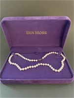 Ben Moss Cultured Pearl Necklace-16"