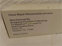 Oscar Mayer Wienermobile coin bank