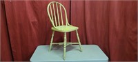 Antique Wooden Chair (
14.5"l x 15"w x 34"h)