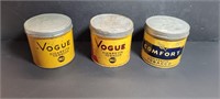 Vintage Vogue Cigarette Tobacco Tins & Comfort