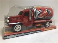 Coca-Cola Super Power racing truck model.