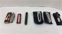 Various pocketknives - New Holland, Garraway’s,