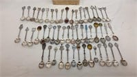 Various Souvenir Spoons