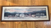 Vintage framed Norman Rockwell print, Main St.,