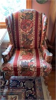 Thomasville Traditional wing back chair, with a