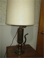 Lynchburg Pick Up/Rare Brass Train Whistle Lamp