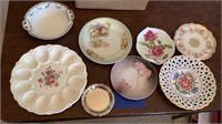 China-plates &deviled egg platter