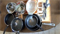 Skillets, pot, casserole dishes and more