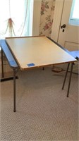 Puzzle top? Card table/chairs