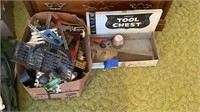 Vintage Erector set and tool box