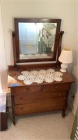 Antique dresser with mirror-
40” wide x 20” deep