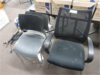 3 Office Visitors Chairs