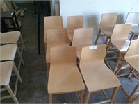 6 Timber Framed Large Size Bar Chairs