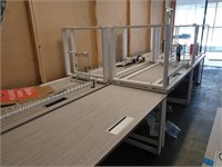 4 Tables, Compartment Storage Frame & Cable Tray