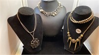 4 pc Classy Necklace lot