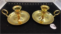 2 Brass Candle Sticks