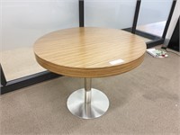 2 Timber Look Laminated Top Meeting Tables