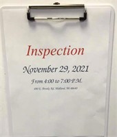 Inspection Date, Time, Place