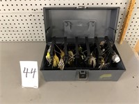 TACKLE BOX AND TACKLE