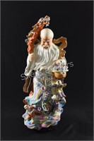 27" Large Porcelain Asian Floor Stature