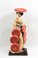 1960's Japanese Hat Dance Geisha Doll 17"
