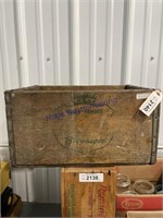 CANADA DRY BEVERAGES WOOD BOX