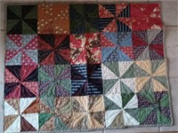 Vintage hand made quilt, for snuggling