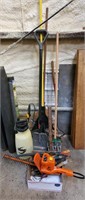 Lot of Assorted yard, Gardening Supplies, Tools