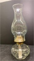 Hobnail Oil Lamp. Measures approx.13"h.