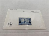Canada #227 1 Dollar Stamp - Champlain Monument