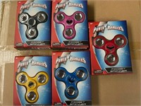 Lot of 12 Saban Power Rangers Fidget Spinners