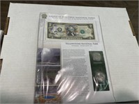 Yellowstone National Park $2 Bill & Quarter Set