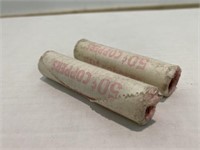 2 Rolls of Canadian Pennies