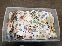 Tub of Assorted Canada Stamps