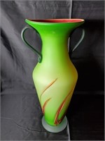 Hand Blown Baijab Russian Glass Vase