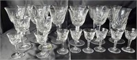 22 Wallace Crystal  Glasses