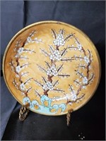 Japanese Porcelain Wares Brass Encased Bowl