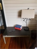 Coffee Table & Lamp