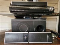 Sony DVD Player & Surround Sound Speakers