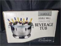Stainless Steel 16 Qt. Beverage Tub