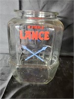 Large Lance Glass Jar