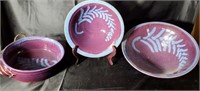 Hand Crafted Glazed Pottery Bowls