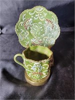 Ardalt Japan Hand Painted Mini Tea Cup & Saucer