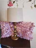 Table Lamp & Pillow