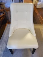 Faux Leather Accent Chair