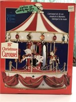 16" Christmas Carousel *Lights Not Working BUT...