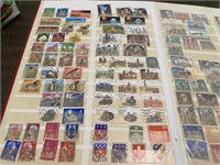 Stock Book of Assorted Worldwide Stamps