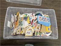 Tub of Worldwide Stamps