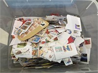 Tub of Worldwide Stamps