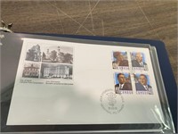 First Day Cover Binder - 1991- 1992